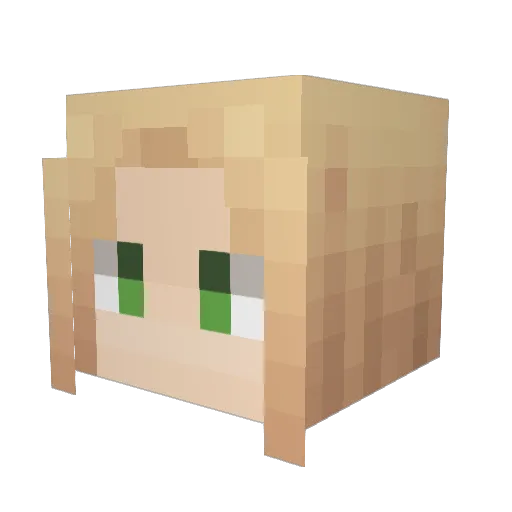 siro1932 Minecraft avatar head, 3D render