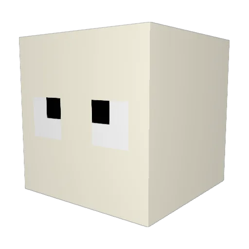 siro_3_47 Minecraft avatar head, 3D render