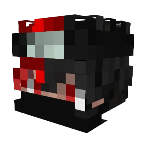 sirocool Minecraft avatar head, 3D render