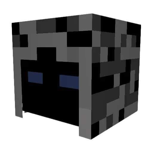 sirogan Minecraft avatar head, 3D render