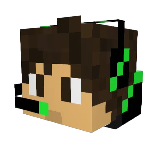 sirojlol2002 Minecraft avatar head, 3D render