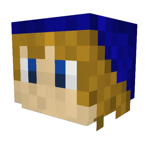 sirok0 Minecraft avatar head, 3D render