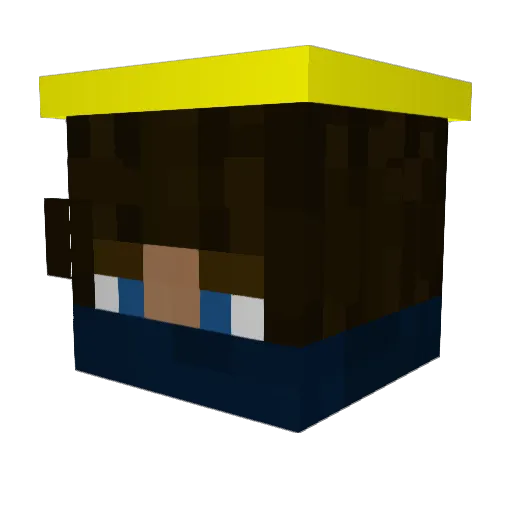 sirol1214 Minecraft avatar head, 3D render