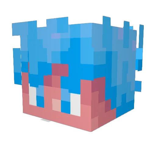sironeko06090 Minecraft avatar head, 3D render