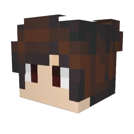 sironeko4677 Minecraft avatar head, 3D render