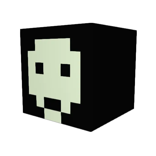 siroooooo Minecraft avatar head, 3D render