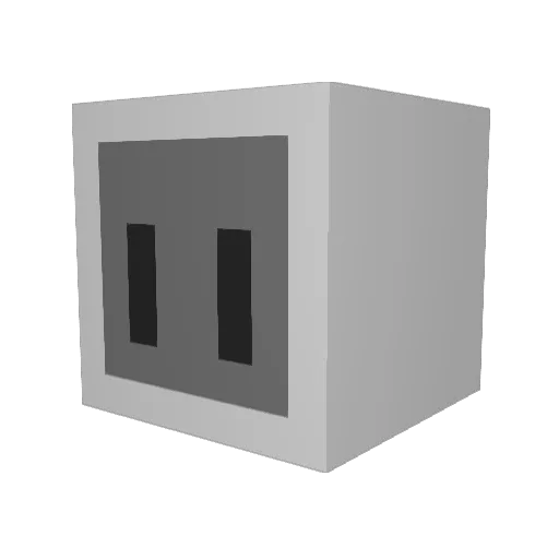 siropiku Minecraft avatar head, 3D render