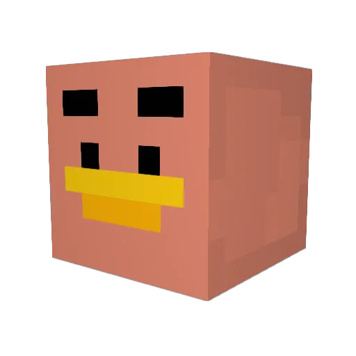 sirotd Minecraft avatar head, 3D render