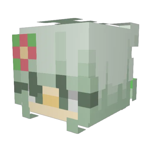 sirpa01 Minecraft avatar head, 3D render