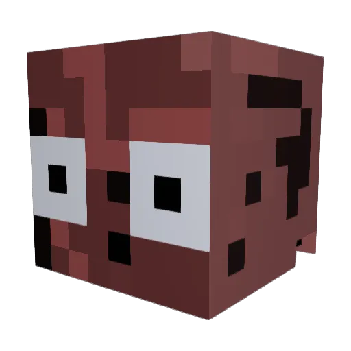 sirpotat0 Minecraft avatar head, 3D render