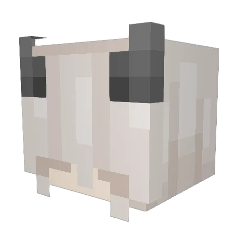 sirshrimpii Minecraft avatar head, 3D render