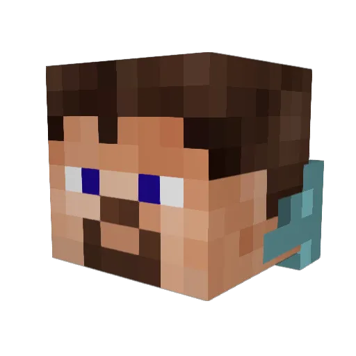 sirsplat436 Minecraft avatar head, 3D render
