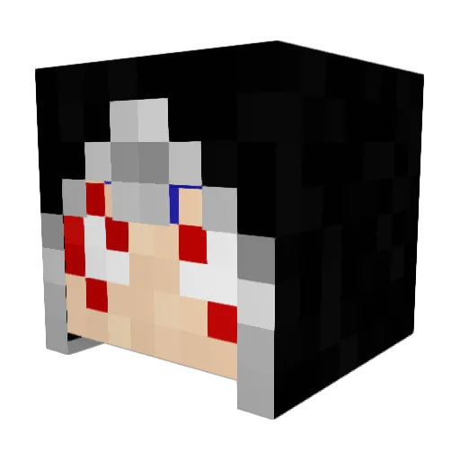 sirsquidmo Minecraft avatar head, 3D render