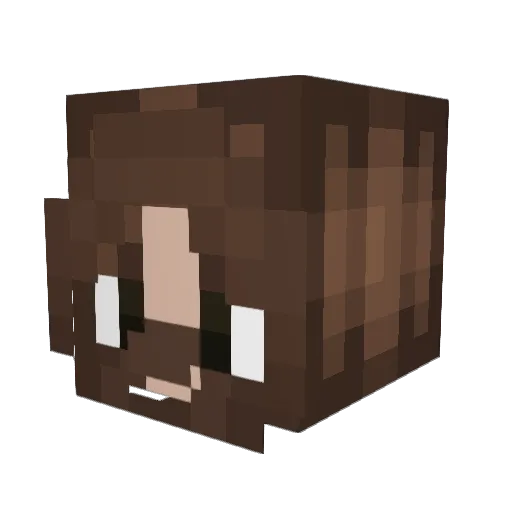 sirstevenson Minecraft avatar head, 3D render