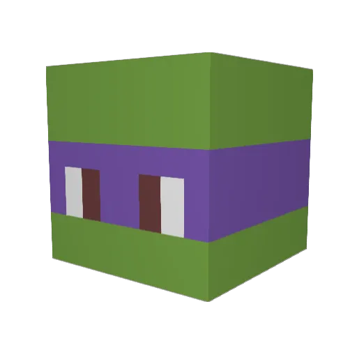 sirtifiedturtle Minecraft avatar head, 3D render