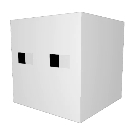 siruvi0923 Minecraft avatar head, 3D render