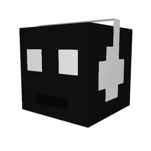 sirxx Minecraft avatar head, 3D render