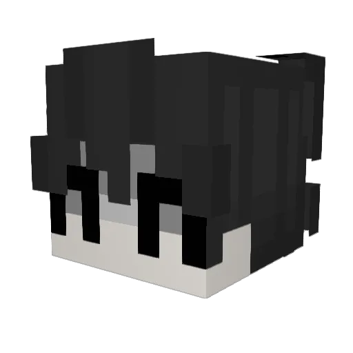 sisefs Minecraft avatar head, 3D render