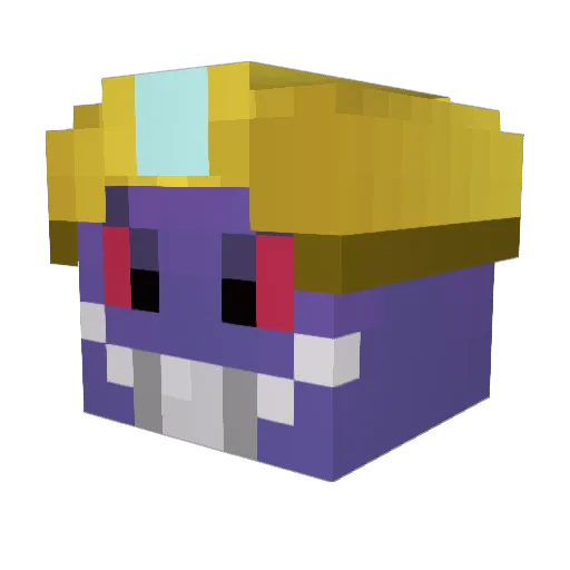 sisha13 Minecraft avatar head, 3D render