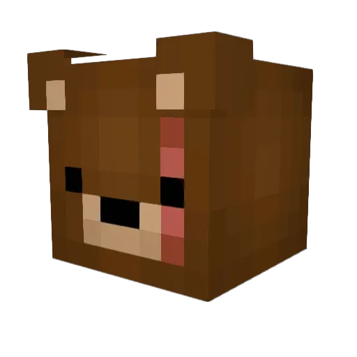 sisifoh Minecraft avatar head, 3D render