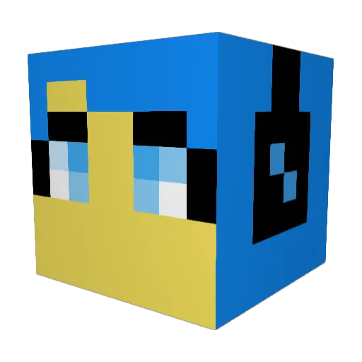 sisigmagirl Minecraft avatar head, 3D render