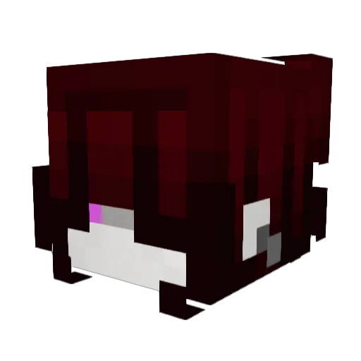 sisin01 Minecraft avatar head, 3D render