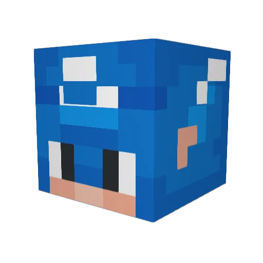 sisisuj Minecraft avatar head, 3D render