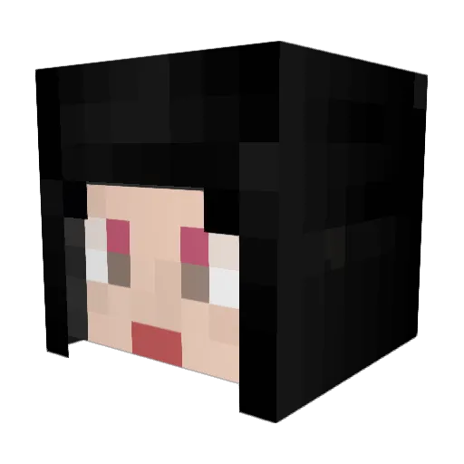 sisituru Minecraft avatar head, 3D render