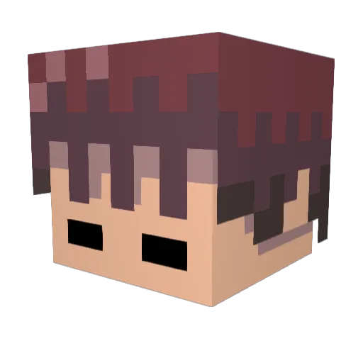 sisiwakamaru Minecraft avatar head, 3D render