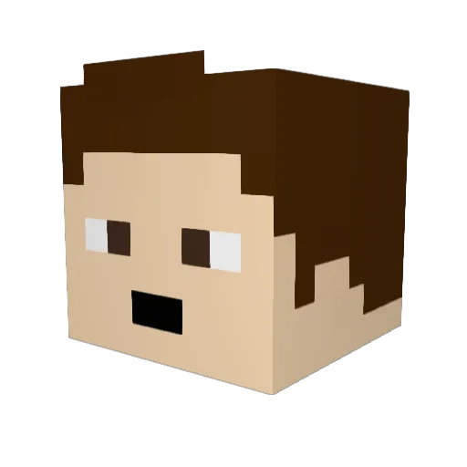 sisman99 Minecraft avatar head, 3D render