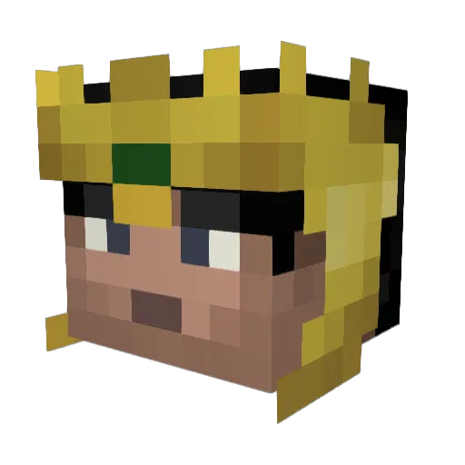 sismicruler2 Minecraft avatar head, 3D render