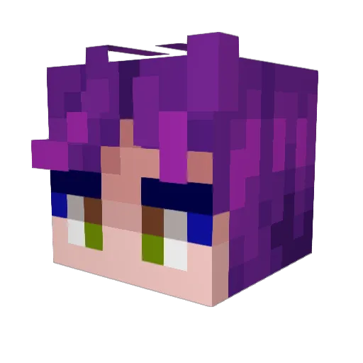 sisoremon Minecraft avatar head, 3D render