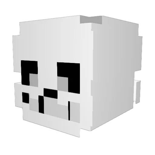 sisterfister557 Minecraft avatar head, 3D render