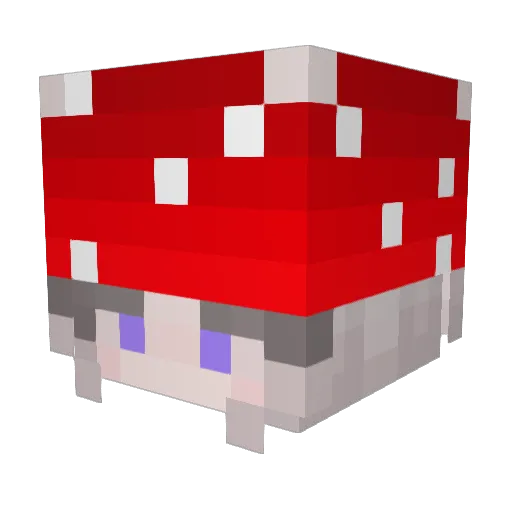 sistertosleep Minecraft avatar head, 3D render