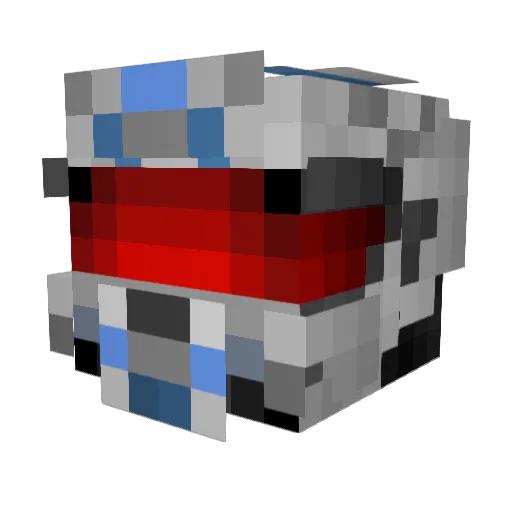 sisto08 Minecraft avatar head, 3D render