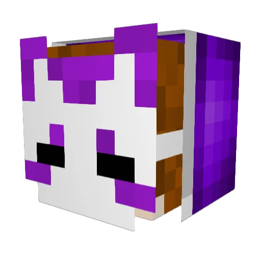 site262 Minecraft avatar head, 3D render
