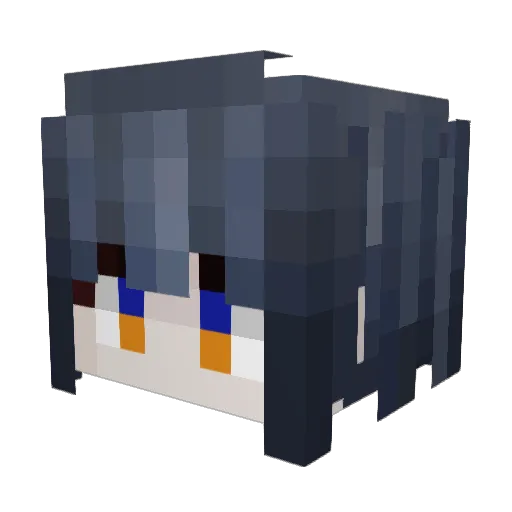 siteng1 Minecraft avatar head, 3D render