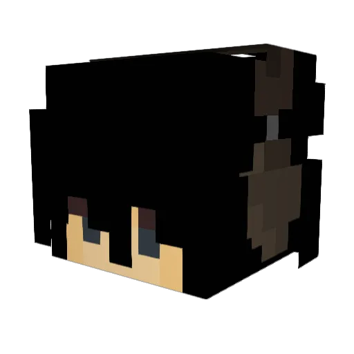 sito3 Minecraft avatar head, 3D render
