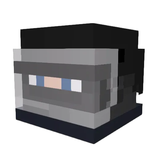 sito_986 Minecraft avatar head, 3D render