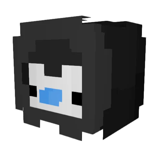 sittaxx Minecraft avatar head, 3D render