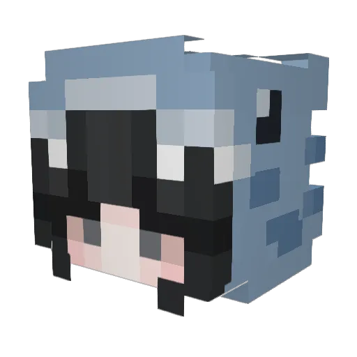 siubee19 Minecraft avatar head, 3D render