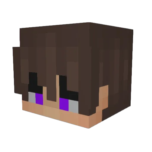 siurblys69420 Minecraft avatar head, 3D render