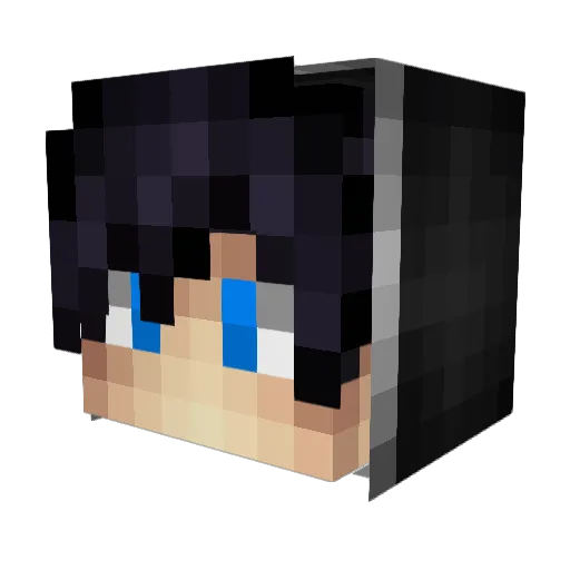 siusumsum Minecraft avatar head, 3D render