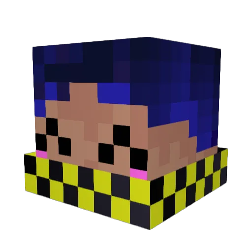 siuu01111 Minecraft avatar head, 3D render