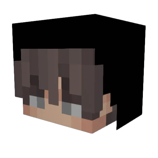 siuuuMin Minecraft avatar head, 3D render