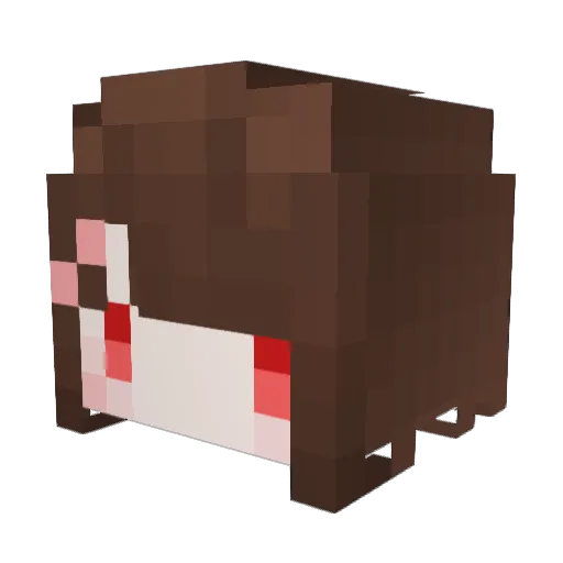 siuyuki Minecraft avatar head, 3D render
