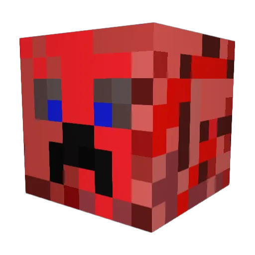 sivert2000 Minecraft avatar head, 3D render