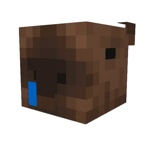 siwon1011 Minecraft avatar head, 3D render