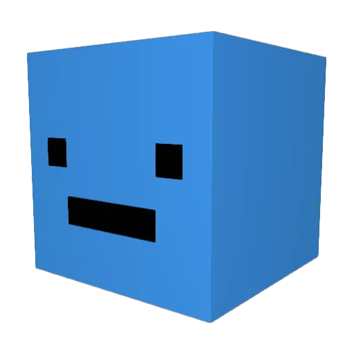 siwoo_hong Minecraft avatar head, 3D render