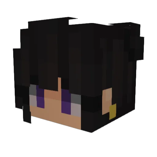 siwyjasiu Minecraft avatar head, 3D render